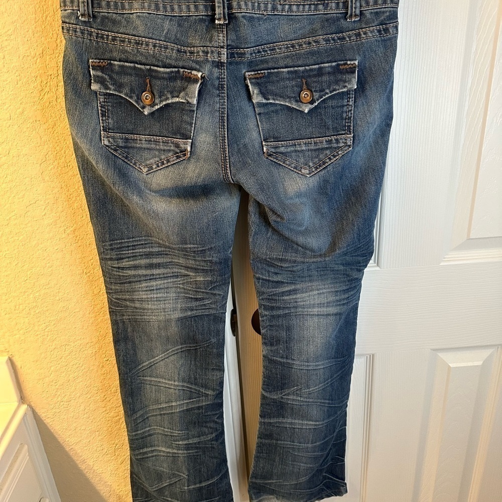 🩷5/$10 FIRST kiss jeans distressed size 9 juniors - Picture 6 of 10
